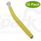 Disposable High Speed Dental Handpiece Connected to Dental Unit Directly 10 Pack SK-122N