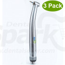 Dental High Speed Handpiece Single Spray with Mini Head for Children Used Treatment 3 Pack SK-112S