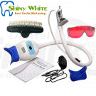 Dental LED Teeth Whitening System Clip on Desktop Light with 2 goggles and 20 Colors Shadeguide