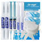 Grinigh® Unconditional Expressions Teeth Whitening System | 2 Person Deluxe Kit with LED Light, remineralization Gel,   VE Swabs,  and Whitening Pen
